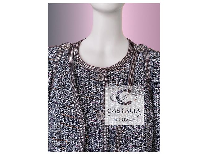 Chanel 14K$ Collectors Gem Tweed Duet 36 FR Multiple colors - view 4