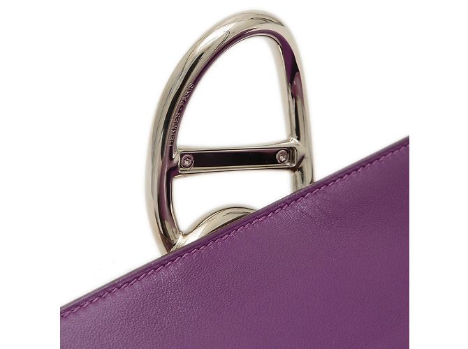 Hermès Borsa Clutch Hermes Ege Chaine d'Ancre - vista 4