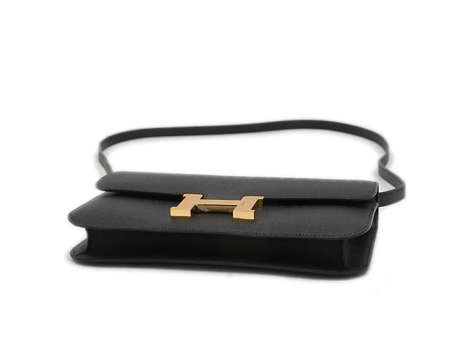 Borsa a Spalla Constance Elan di Hermès Nero - vista 6