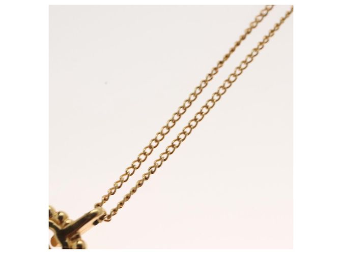 Collana Christian Dior metallo oro Auth SW953 D'oro - vista 12