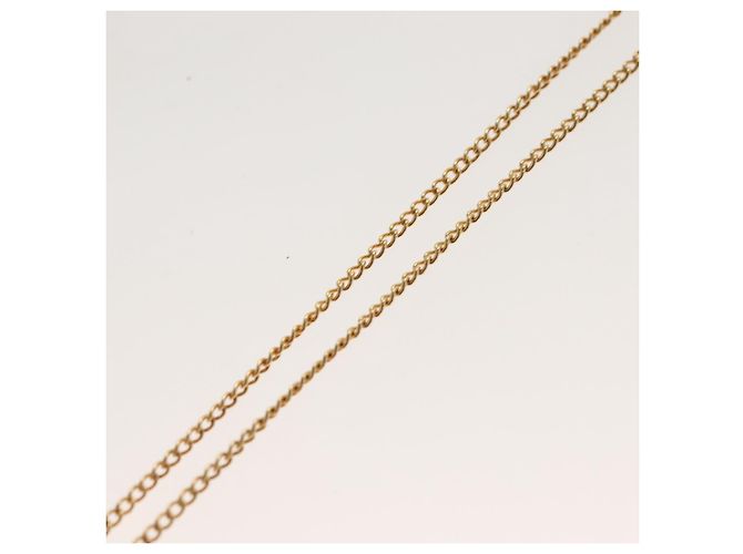 Collana Christian Dior metallo oro Auth SW953 D'oro - vista 13