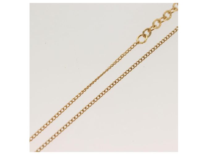 Collana Christian Dior metallo oro Auth SW953 D'oro - vista 14