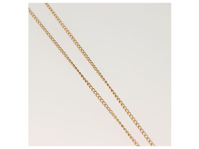 Collana Christian Dior metallo oro Auth SW953 D'oro - vista 5