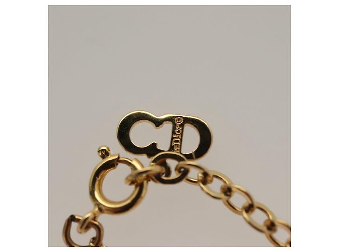 Collana Christian Dior metallo oro Auth SW953 D'oro - vista 9