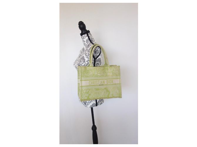 Borsa Dior Book tote media verde - vista 14