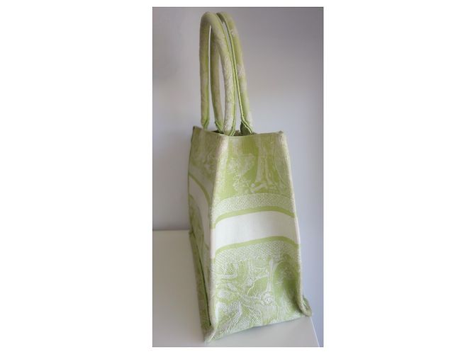 Borsa Dior Book tote media verde - vista 5