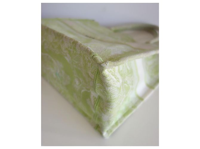 Borsa Dior Book tote media verde - vista 7