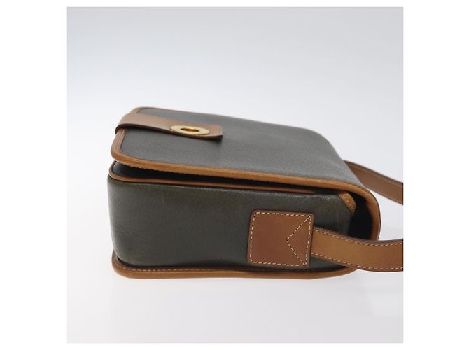 Céline Borsa a Spalla CELINE in Pelle Khaki Oro Auth yk18543 D'oro Cachi - vista 4