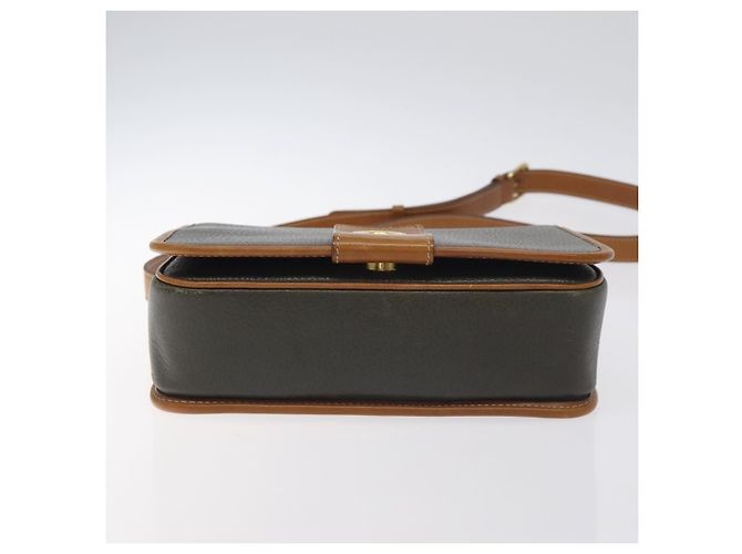 Céline Borsa a Spalla CELINE in Pelle Khaki Oro Auth yk18543 D'oro Cachi - vista 9