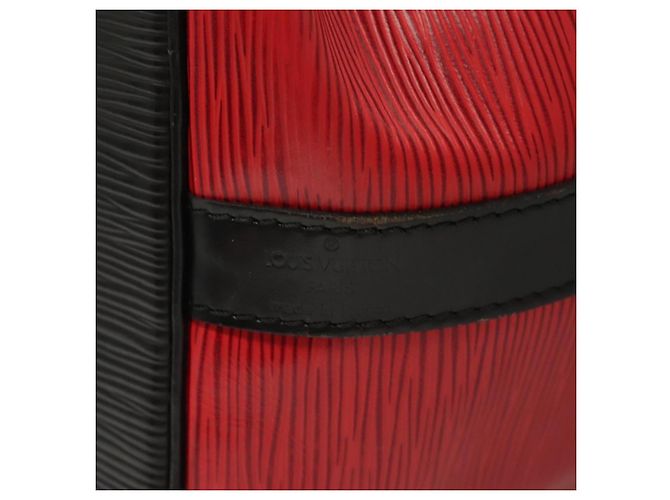 LOUIS VUITTON Epi Petit Noe Borsa a Spalla Rossa M44107 LV Auth BA3298 Rosso - vista 17