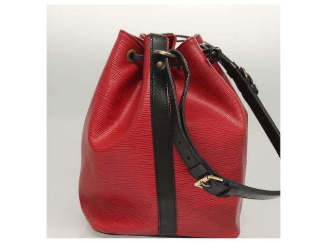 LOUIS VUITTON Epi Petit Noe Borsa a Spalla Rossa M44107 LV Auth BA3298 Rosso - vista 4