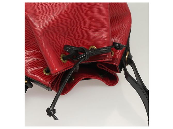 LOUIS VUITTON Epi Petit Noe Borsa a Spalla Rossa M44107 LV Auth BA3298 Rosso - vista 6