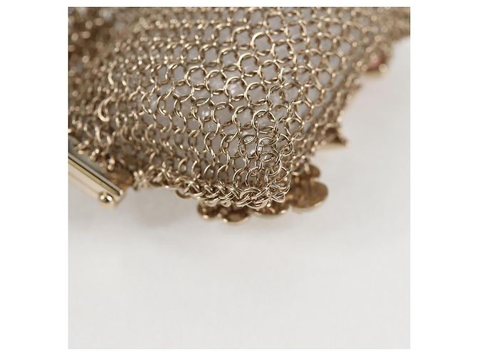 CHANEL Camelia COCO Marchio Borsa a Catena in metallo Oro AP2890 CC Auth 126238SM D'oro - vista 12