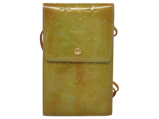 LOUIS VUITTON Portafoglio Walker Monogram Vernis Blu Baby M91073 LV Auth BA3635 Blu chiaro - vista 13