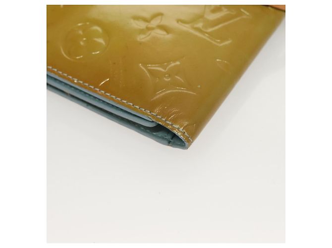 LOUIS VUITTON Portafoglio Walker Monogram Vernis Blu Baby M91073 LV Auth BA3635 Blu chiaro - vista 18