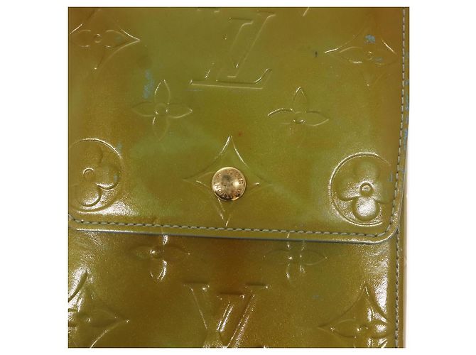 LOUIS VUITTON Portafoglio Walker Monogram Vernis Blu Baby M91073 LV Auth BA3635 Blu chiaro - vista 19