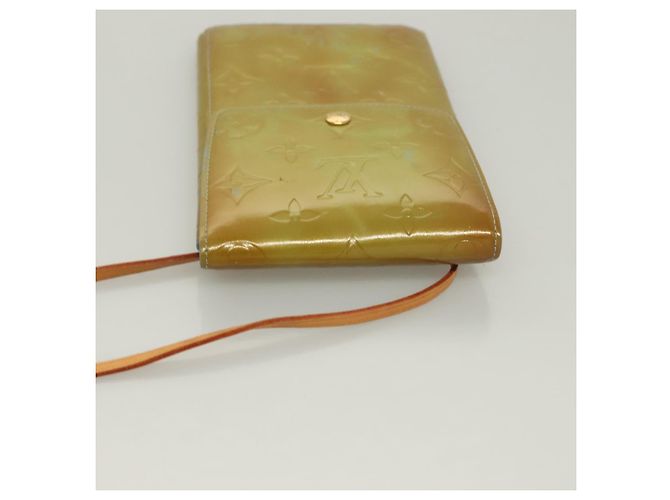 LOUIS VUITTON Portafoglio Walker Monogram Vernis Blu Baby M91073 LV Auth BA3635 Blu chiaro - vista 6