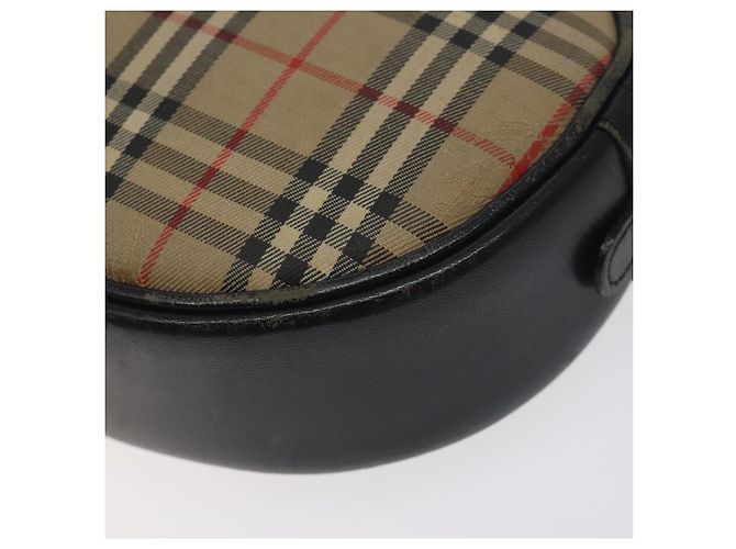 Autre Marque Borsa a spalla Burberrys Nova Check in tela beige Auth BA3623 - vista 10