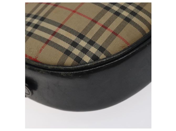 Autre Marque Borsa a spalla Burberrys Nova Check in tela beige Auth BA3623 - vista 11