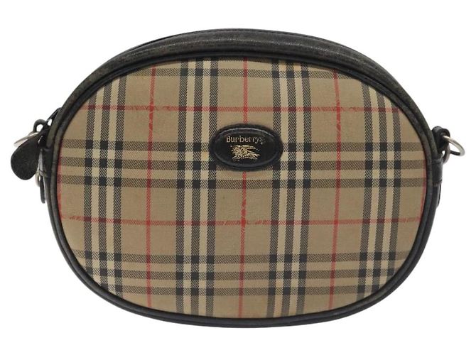 Autre Marque Borsa a spalla Burberrys Nova Check in tela beige Auth BA3623 - vista 2