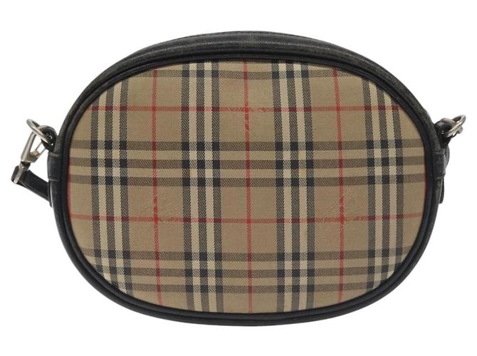 Autre Marque Borsa a spalla Burberrys Nova Check in tela beige Auth BA3623 - vista 3
