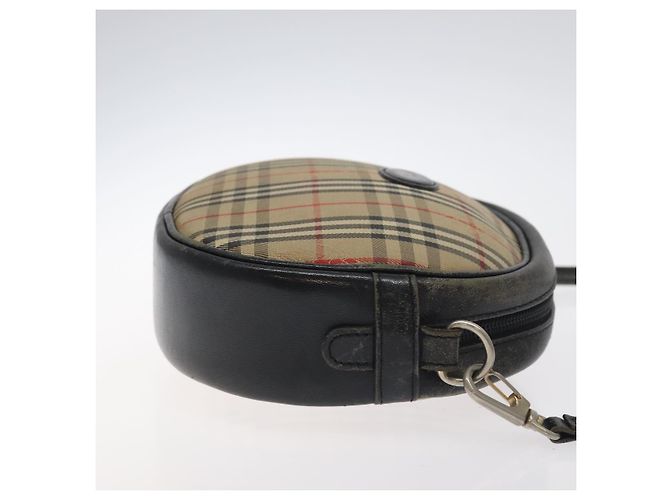 Autre Marque Borsa a spalla Burberrys Nova Check in tela beige Auth BA3623 - vista 4