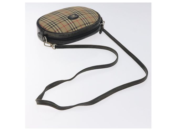 Autre Marque Borsa a spalla Burberrys Nova Check in tela beige Auth BA3623 - vista 7