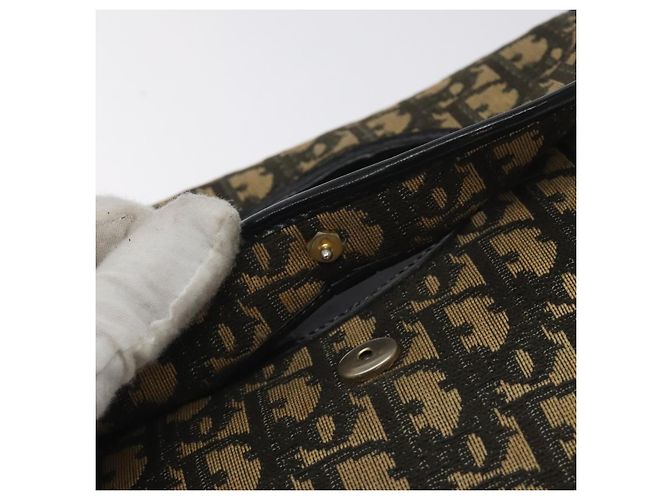 Borsa a spalla in tela Trotter Christian Dior blu Auth 130891 Blu navy - vista 14