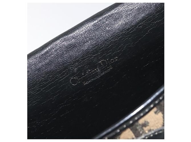Borsa a spalla in tela Trotter Christian Dior blu Auth 130891 Blu navy - vista 16