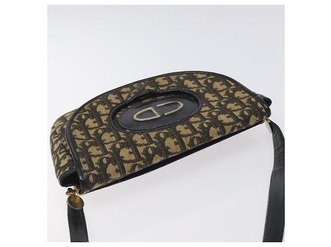 Borsa a spalla in tela Trotter Christian Dior blu Auth 130891 Blu navy - vista 6