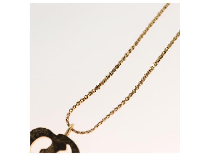 Collar Christian Dior metal dorado Auth SW954 - vista 11