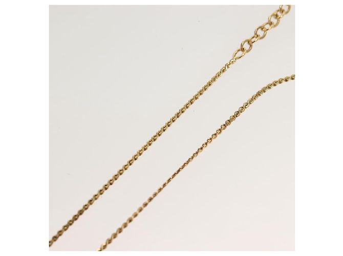 Collar Christian Dior metal dorado Auth SW954 - vista 13