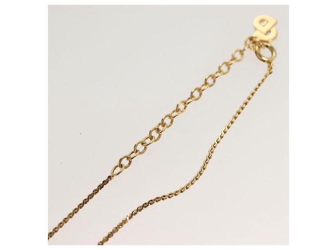 Collar Christian Dior metal dorado Auth SW954 - vista 14