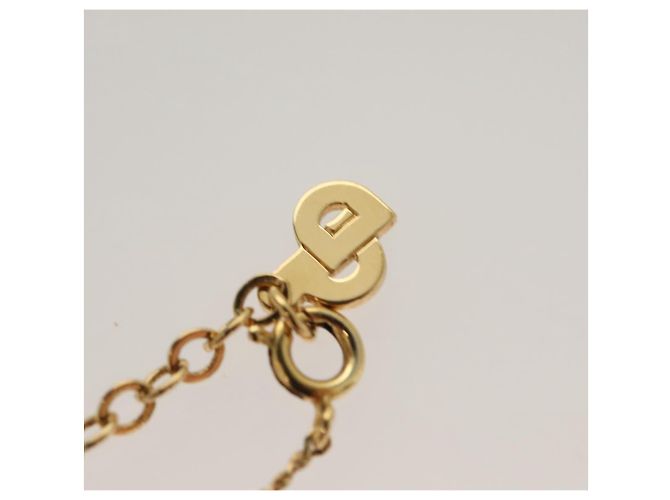 Collar Christian Dior metal dorado Auth SW954 - vista 15