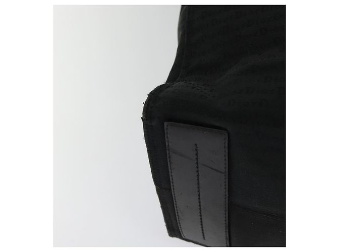 Borsa a mano Christian Dior in tela nera e argento autentica bs27195 Nero - vista 12