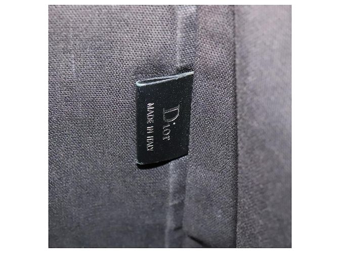 Borsa a mano Christian Dior in tela nera e argento autentica bs27195 Nero - vista 15