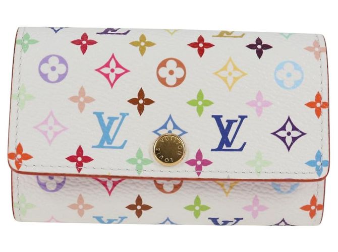 LOUIS VUITTON Multicolor LV x TM Multicles6 Key Case White M14092 Auth 128097SM - view 13