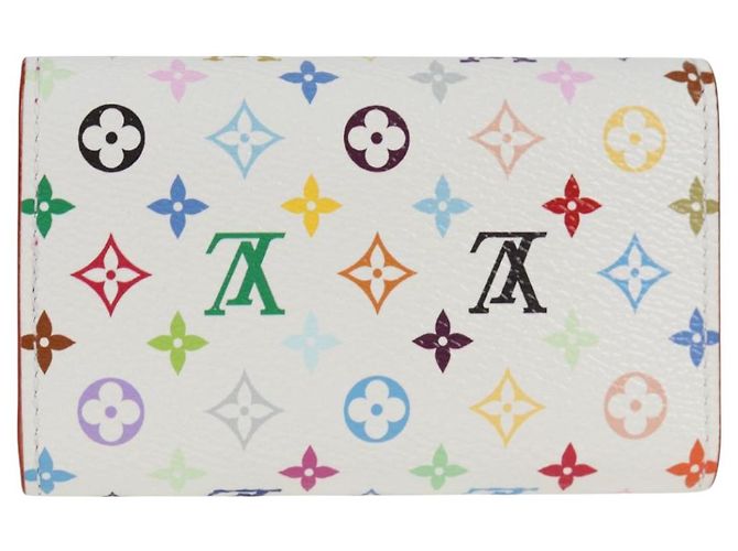 LOUIS VUITTON Multicolor LV x TM Multicles6 Key Case White M14092 Auth 128097SM - view 2