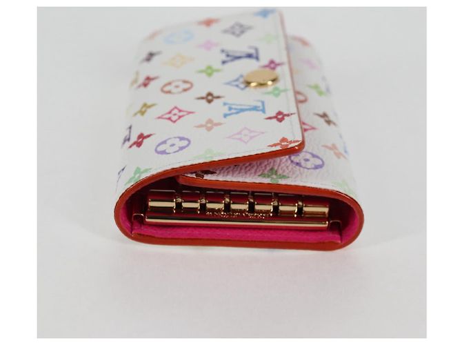 LOUIS VUITTON Multicolor LV x TM Multicles6 Key Case White M14092 Auth 128097SM - view 3