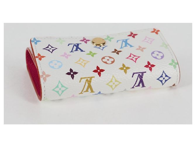 LOUIS VUITTON Multicolor LV x TM Multicles6 Key Case White M14092 Auth 128097SM - view 5