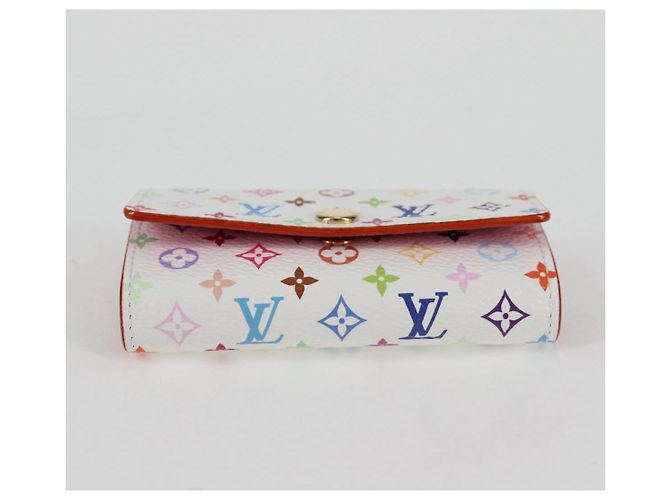 LOUIS VUITTON Multicolor LV x TM Multicles6 Key Case White M14092 Auth 128097SM - view 6
