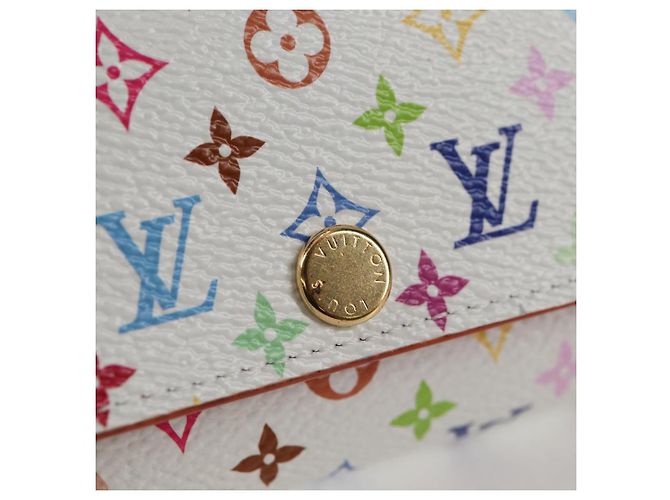 LOUIS VUITTON Multicolor LV x TM Multicles6 Key Case White M14092 Auth 128097SM - view 8
