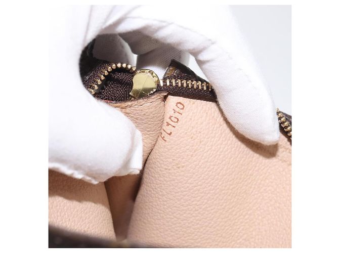Bucket LOUIS VUITTON Monogramma Secchiello GM Pochette Accessorio LV Auth 131232 - vista 12