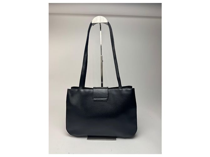 Vintage Givenchy Ledertasche schwarz - Ansicht 15