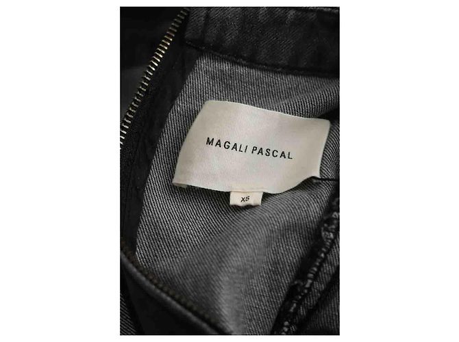Magali Pascal Tuta in cotone nera Nero - vista 5