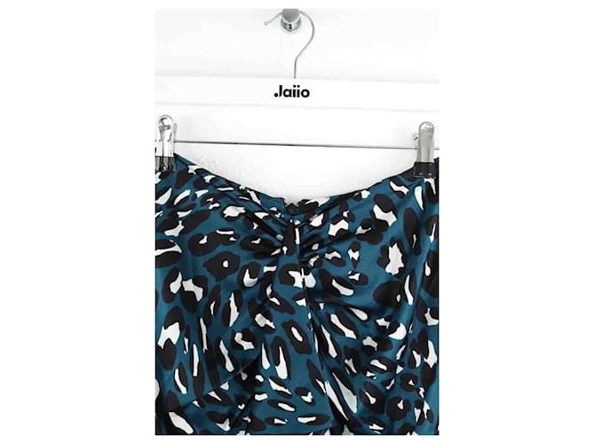 Alexandre Vauthier Minifalda de seda azul - vista 2