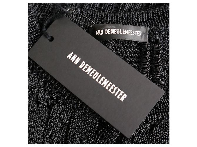 Ann Demeulemeester Barbel zerrissenes Stricktop - Ansicht 6