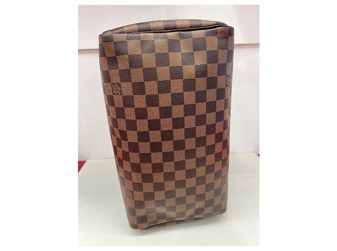 Borsa Louis Vuitton Speedy 30 Damier Marrone Scuro - vista 5