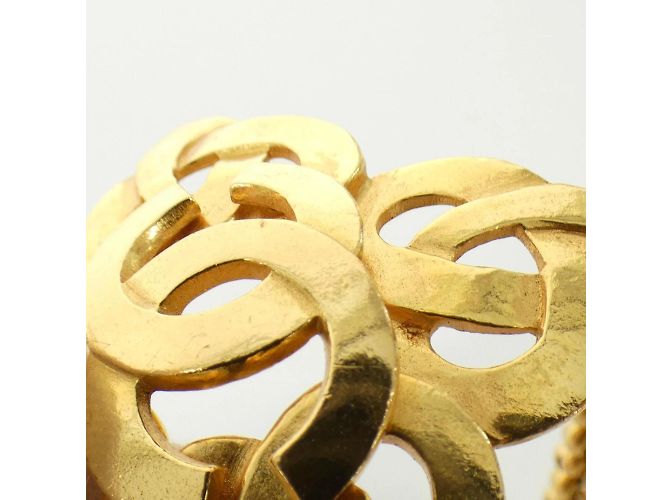 Collana Chanel oro con pendente D'oro - vista 6