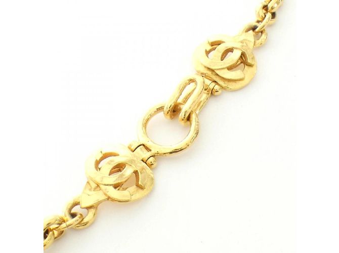 Collana Chanel oro con pendente D'oro - vista 8